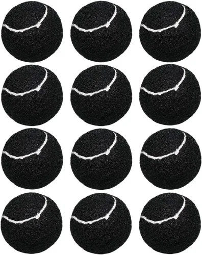 Vista 22 de URBEST Pelota de tenis, 12 paquetes de pelotas de tenis de entrenamiento, pelotas de práctica para jugadores novatos, pelotas de juego para perros