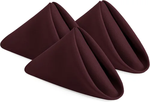 Vista 13 de Utopia Home [Paquete de 24, beige] Servilletas de tela de 17 x 17 pulgadas, 100% poliéster