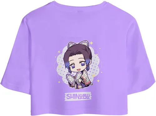 Vista 3 de SIAOMA Conjunto de pantalones cortos de anime de dos piezas con camiseta corta corta de manga