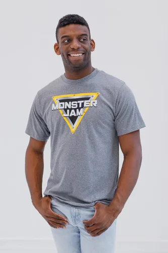 Vista 4 de Monster Jam Camiseta Adulto Grave Digger El Toro Loco Megalodon
