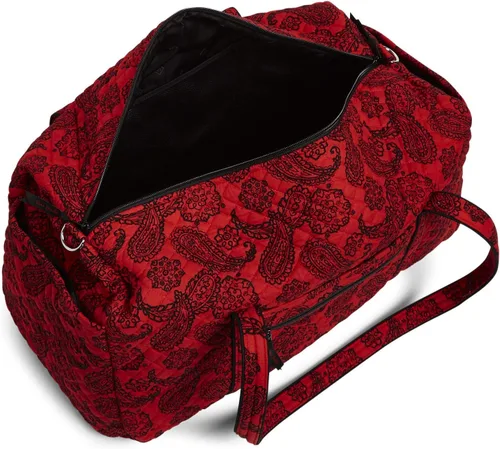 Vista 4 de Vera Bradley Women's Cotton Collegiate Large Travel Duffle Bag (Multiple Teams Available)