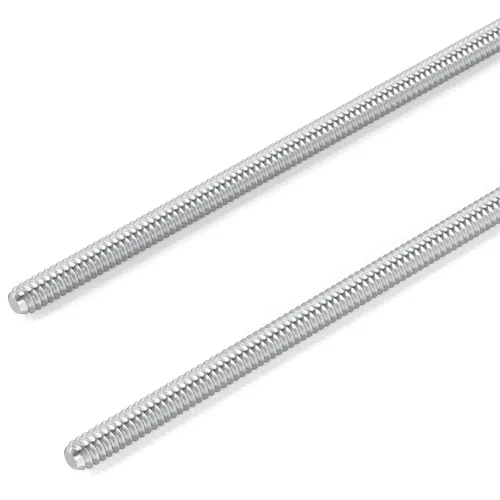Vista 2 de TAISHER 2 varillas de acero inoxidable 304 totalmente roscadas, tornillo roscado largo de 1/2 "-13 de 12 pulgadas de longitud, roscas de mano derecha