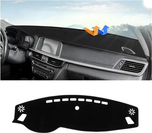 Vista 47 de Autorder Cubierta de salpicadero para Hyundai Sonata 2009 2010 Accesorios Dash Cover Upgrade Flannel Dash Mat Parasol Protector de rayos UV
