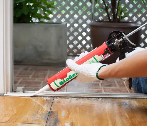 Vista 6 de Clear BioSeal Sellador Masilla de Silicona 100% Grado Cocina y Baño, Resistente al Agua y Sin Olor Sin Cambio de Color Cartucho de 10.1 Onzas