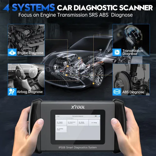 Vista 3 de Escáner OBD2 XTOOL IP508, 9 servicios, herramienta de escaneo para purga de ABS, EPB, BMS, restablecimiento de aceite, reaprendizaje del acelerador