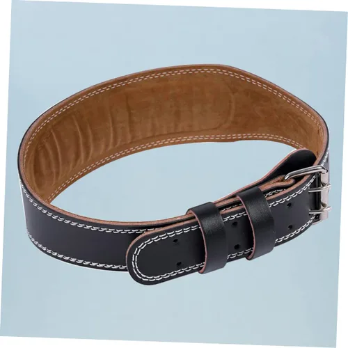 Vista 8 de BESPORTBLE Cinturón de ejercicio ajustable para hombre, cinturón de cintura para hombres, cinturón de sentadillas para la espalda, cinturón