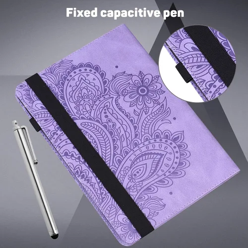 Vista 14 de ALILANG Funda para Xiaomi Redmi Pad de 10.61 pulgadas 2022 con lápiz capacitivo, múltiples ángulos de visión con soporte de piel sintética