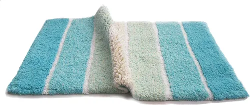 Vista 6 de Alfombra de baño Chardin Home, 100 % algodón, 2 piezas (21 x 34 pulgadas y 17 x 24 pulgada)