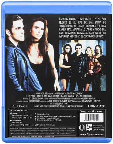 Vista 2 de Drugstore Cowboy Blu-Ray, Reg.ABC Import - Spain