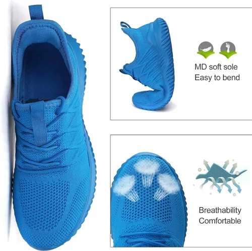 Vista 4 de Tenis de correr para hombre, ligeros, transpirables, informales, suela suave