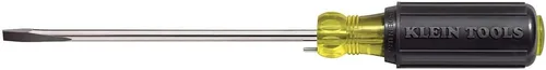 Vista 6 de Klein Tools 605-4B - Destornillador de punta de gabinete de doblado de alambre de 4 pulgadas, fabricado en EE. UU