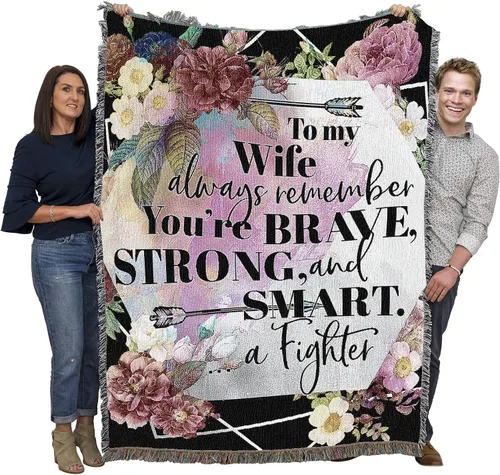Vista 12 de Pure Country Weavers Manta The Only Thing Better Wife Children Mother – Tapiz de regalo tejido de algodón – Fabricado en los Estados Unidos