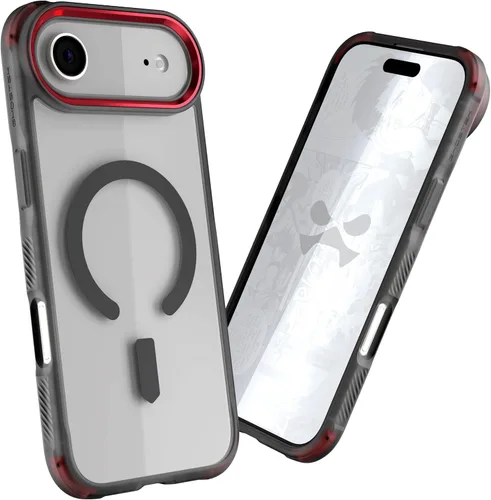 Vista 134 de Ghostek Covert Clear - Funda transparente para iPhone 15 Plus, silicona a prueba de golpes, compatible con accesorios Apple MagSafe, funda Negro