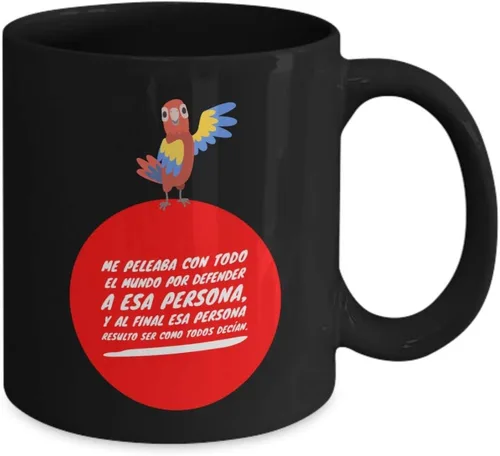 Vista 2 de Regalo para amigos Taza de cafe para hermana/o Perfecto regalo para graduados, profesionales y estudiantes Vaso con afirmaciones positivas