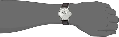 Vista 2 de Orient Reloj de vestir automático japonés de acero inoxidable y cuero de 2 generación Bambino Version III