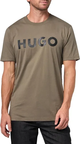 Vista 41 de Hugo Men's Print Logo Short Sleeve T-Shirt Blanco