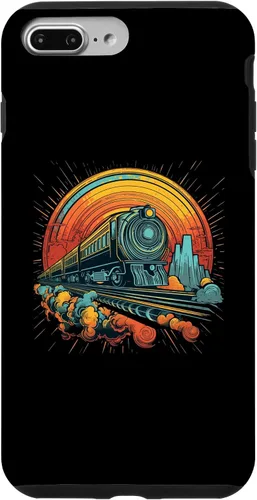 Vista 12 de Funda para iPhone 16 Train Locomotora y modelo de trenes de ferrocarril