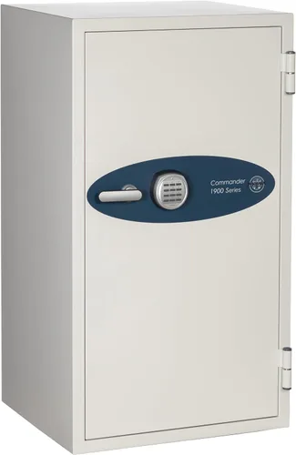 Vista 10 de Caja fuerte ignífuga de 2 horas – Cerradura digital – Seguro contra incendios y clasificación de impacto – Resistente al agua – Kit atornillado