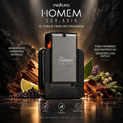 Vista 6 de natura Homem Cor Agio Deo Eau de Parfum 3.4 fl oz