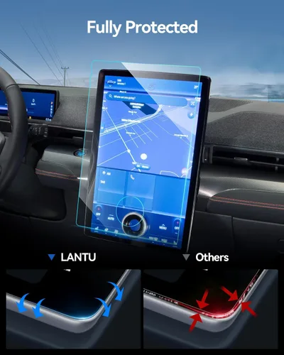Vista 7 de Protector de Pantalla Mate para Ford F150 Lightning 2022-2023 & Mustang Mach-E 2021-2023 & Expedition 2022-2024 2025 de 15.5" Accesorios de Vidrio
