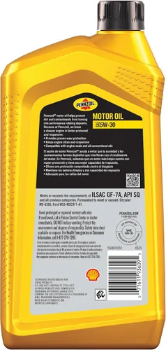 Vista 2 de Pennzoil Aceite de motor 5W-30, 1 cuarto de galón
