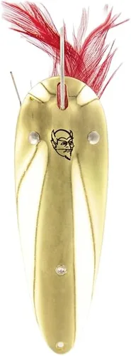 Vista 9 de Dardevle Dardevlet Weedless Brass Back 3/4 oz Fishing Spoons