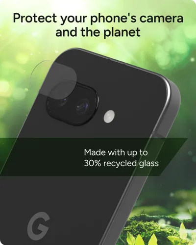 Vista 6 de ZAGG Glass Elite - Protector antirreflectante para lente de cámara Google Pixel 9a, máxima protección contra impactos y arañazos, claridad avanzada