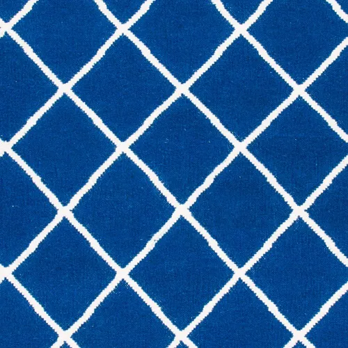 Vista 6 de SAFAVIEH Dhurries Collection DHU565A - Alfombra decorativa de lana de alta calidad, hecha a mano, 2 pies 6 pulgadas x 4 pies, color azul oscuro