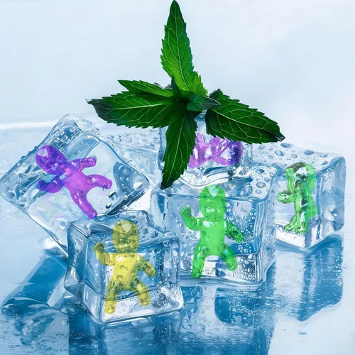 Vista 6 de King Cake Babies, 30 piezas de 1.2 pulgadas Mardi Gras mini bebés de plástico metálico dorado morado verde bebé para decoración de pasteles rey
