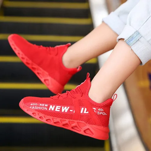 Vista 5 de Daclay Zapatos para correr para niños y niñas, de primaria, para estudiantes de primavera y otoño, zapatos casuales para deportes