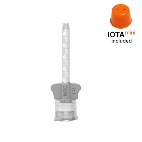 Vista 2 de DX-Mixer Dental HP Impression Consejos de mezcla Cuerpo ligero + puntas intraorales 48 puntas de mezcla de cuerpo ligero, 50 piezas de cuerpo