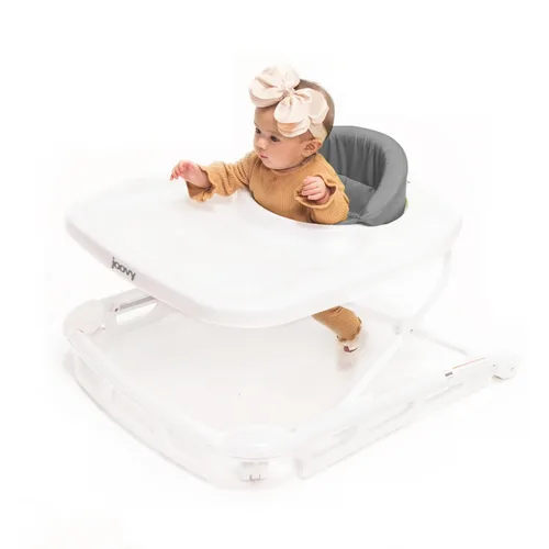 Vista 10 de Joovy Spoon Baby Walker & Activity Center, Extra-Large Tray, Blueberry Azul (Arándano)