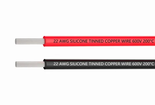 Vista 9 de TUOFENG Cable eléctrico de silicona de 22 AWG de 30 pies [15 pies negro y 15 pies rojo] 2 conductores de alambre paralelo cables de cobre estañado