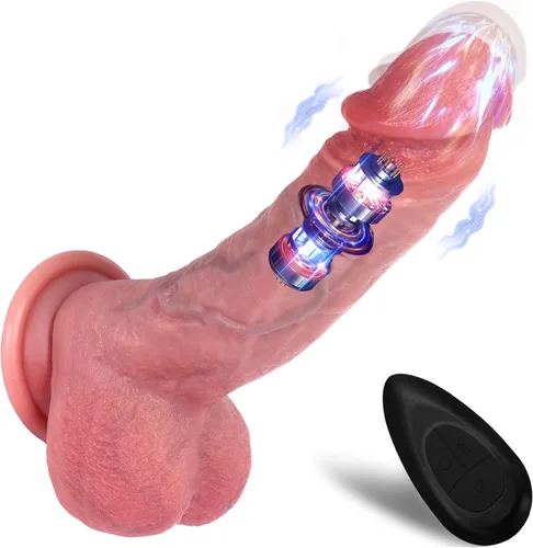 Vista 8 de Consolador pequeño para principiantes, Reproduction consolador real hecho a mano, juguete sexual para adultos de pene realista y realista.