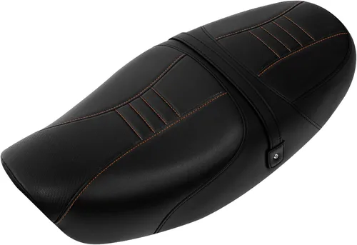 Vista 12 de TCT-MOTORPARTS Asiento de pasajero de una pieza para Kawasaki Z900RS ZR900 2018-2024 (negro)