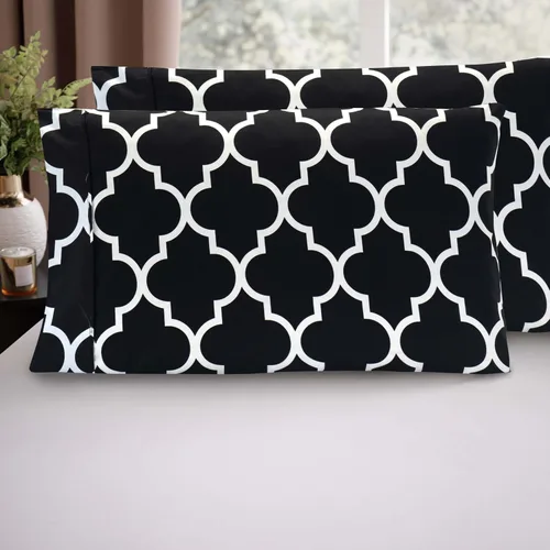 Vista 2 de Elegant Comfort Juego de funda de almohada ultrasuave de lujo de 2 piezas, 1500 hilos, microfibra de calidad egipcia, doble cepillado, resistente a