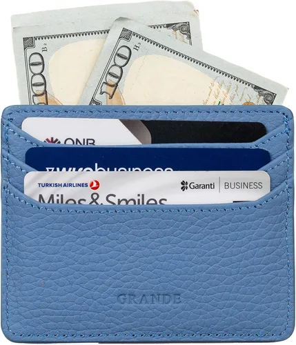 Vista 5 de Grande -3633 Estuches para tarjetas, Azul (Iced Blue), Minimalista
