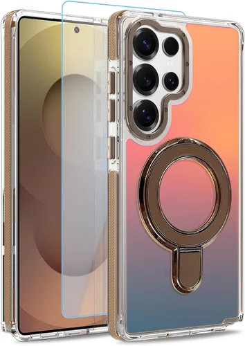 Vista 27 de Funda magnética para Google Pixel 10 Pro XL [compatible con Magsafe] [bonito diseño fluorescente de moda] a prueba de golpes, delgada, translúcida