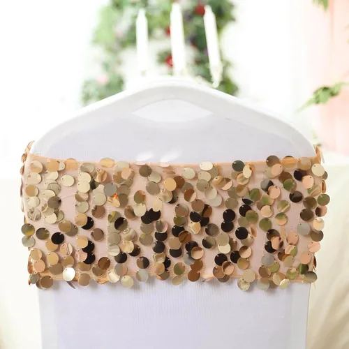 Vista 9 de Efavormart Manteles Superpuestos de Lentejuelas Payette Grandes Premium de 72 pulgadas para Decoraciones de Mesa de Bodas, Banquetes, Catering