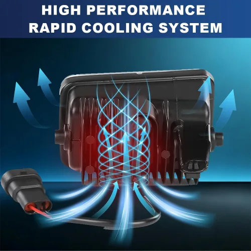 Vista 7 de PIT66 Luz Antiniebla LED, Compatible con Faro Antiniebla del Conductor Izquierdo y del Pasajero Derecho para Ford F150 2015-2020/Ford F250 F350