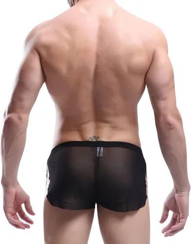Vista 4 de YiZYiF Men's Split Side Boxer Briefs Underwear Breathable Panties