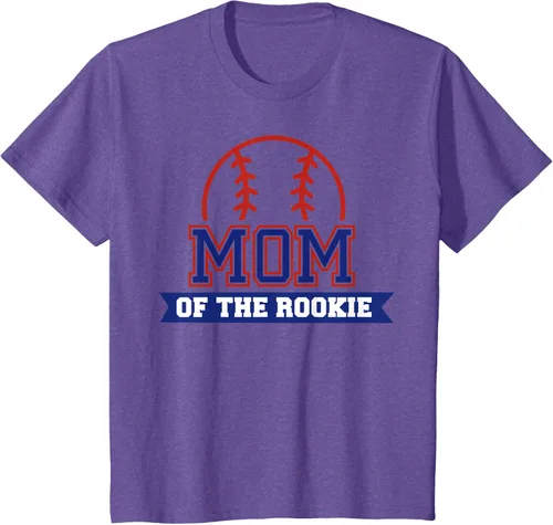 Vista 65 de Mom of Rookie - Camiseta de béisbol para primer cumpleaños, Blanco