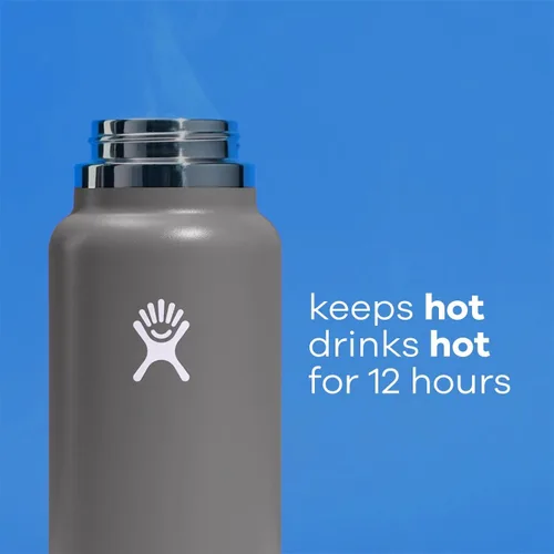 Vista 4 de Hydro Flask - Botella de boca ancha con tapa Flex