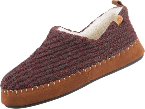 Vista 7 de Acorn - Pantuflas estilo mocasín para mujer Hojas marrones y rosadas