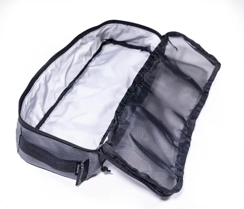 Vista 13 de VanEssential Cubo de embalaje con parte superior de malla transparente XS - Gris carbón