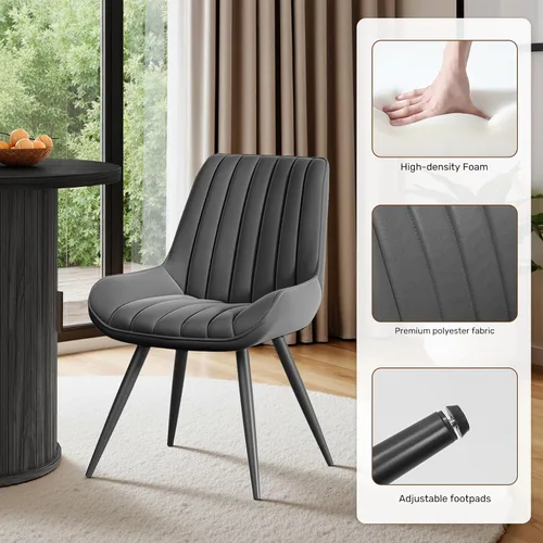 Vista 137 de Miereirl Moderno juego de comedor de 5 piezas para mesa redonda de madera de 4,31.5 pulgadas con estante de almacenamiento semiabierto y puerta