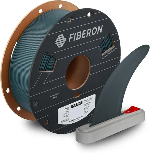 Vista 28 de Polymaker Fiberon ASA-CF08 Filamento ASA de fibra de carbono de 0.07 in 4.370 - 0.07 in Fiberon Asa-cf08 Negro 1.1 lbs (Código hexagonal: #000000)