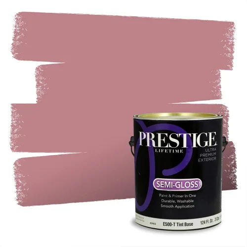 Vista 614 de Prestige Paints Pintura exterior e imprimación en uno, 1 galón, plano, coincidencia comparable de Valspar* Amber Rose*