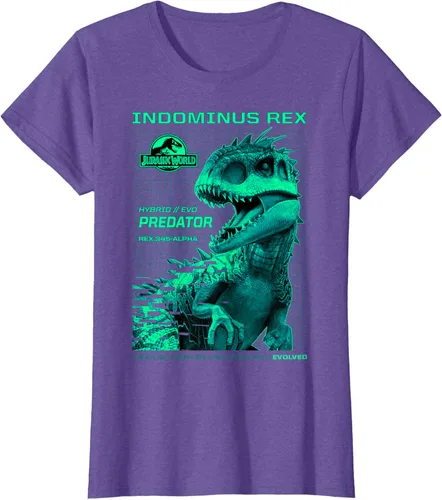 Vista 25 de Jurassic World Indominus Rex Hybrid Predator T-Shirt Small Negro