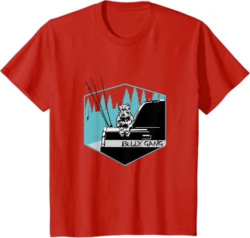 Vista 3 de Camiseta American Bully Gang, Negro